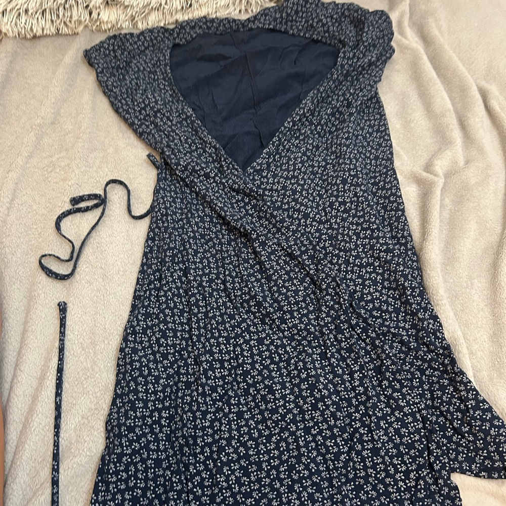 Brandy Melville Navy Floral Mini Dress